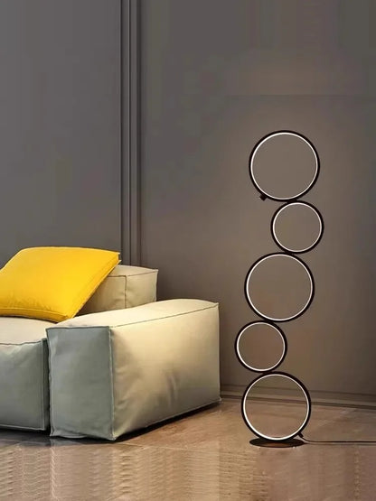 Nordic Modern LED Ring Shape floor lamp