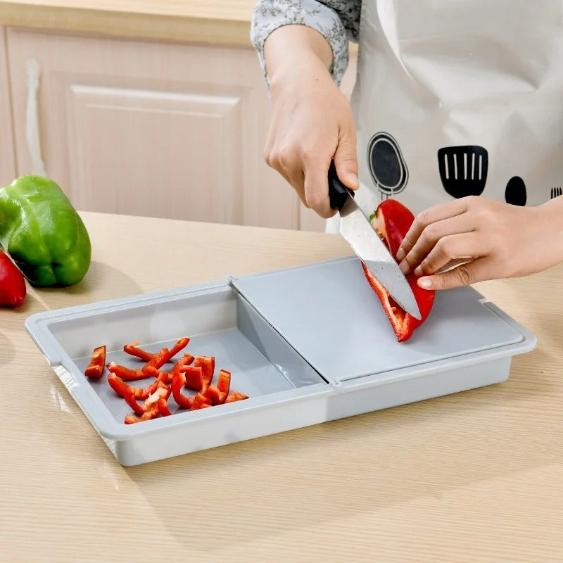 Plastic vegetable cutting board 3 in 1