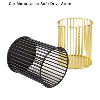 Chic Metallic Desk Organizers