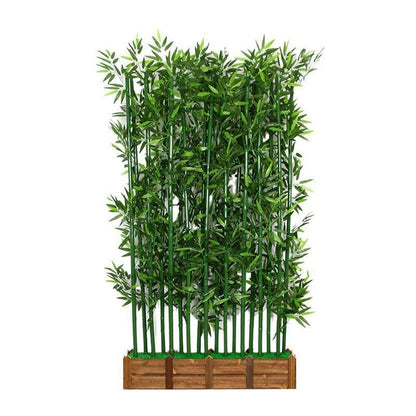 Simulation hotel partition window decoration indoor living room green plants potted plants bonsai artificial bamboo plants
