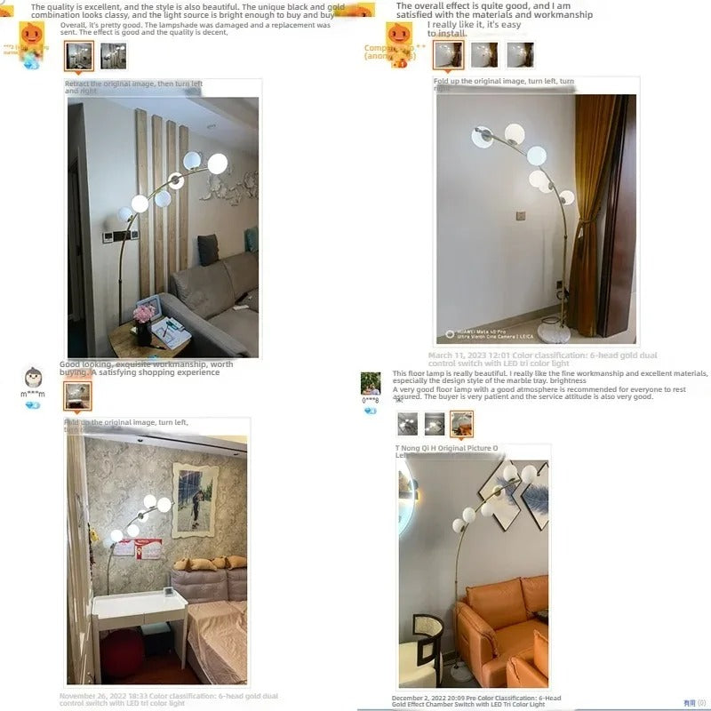 Nordic Fishing Lamp Living Room Floor Lamp