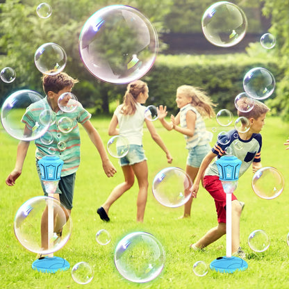 Street Lamp Electric Bubble Machine Automatic Bubble Blower with Lights