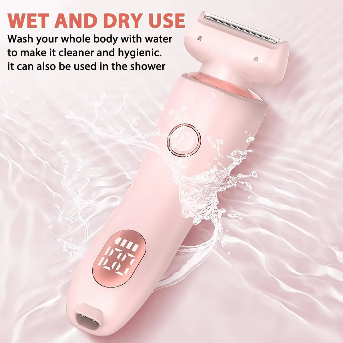 Electric shaver for women painless 2 in 1