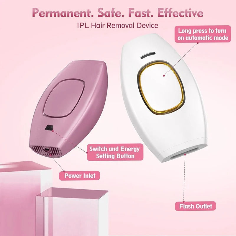 Laser Epilator IPL Hair Removal Laser Epilator for Women 500,000 Flash Depilator Pulses Permanent Painless Hair Removal