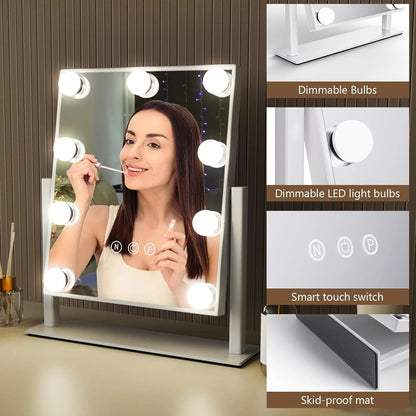 8 Bulb Vanity Light (3 Modes) USB Operated
