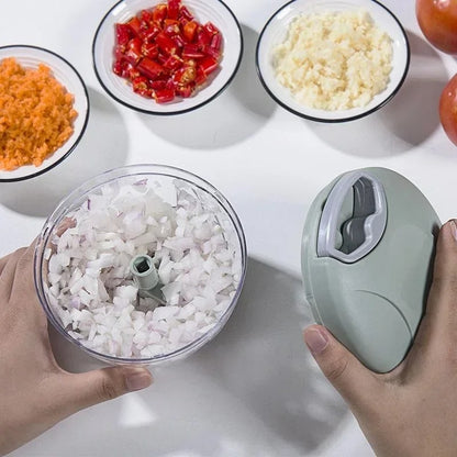 New Crusher Vegetable Onion Slicer Kitchen Cooking Accessories Manual Meat Grinder Garlic Chopper Grinding Garlic Press