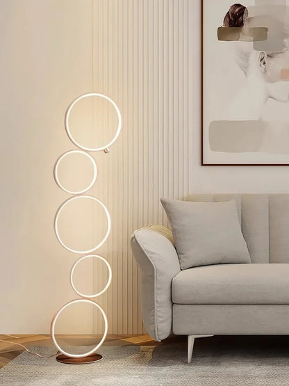 Nordic Modern LED Ring Shape floor lamp