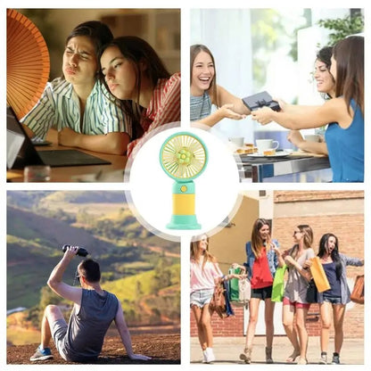 USB Mini Wind Energy Handheld Handy and Ultra-Quiet Fan High Quality Portable Student Office Cute Small Cooling Fans