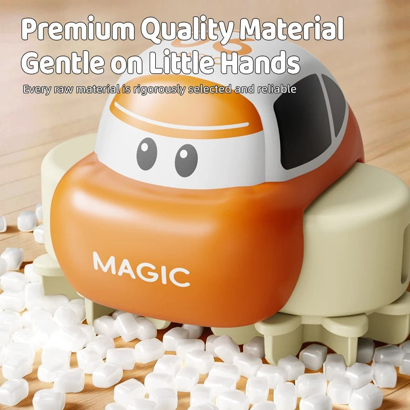 DIY Assemblable Variable Race Track Toy Car, Educational Electric Mini Car with Crystal Mud Track