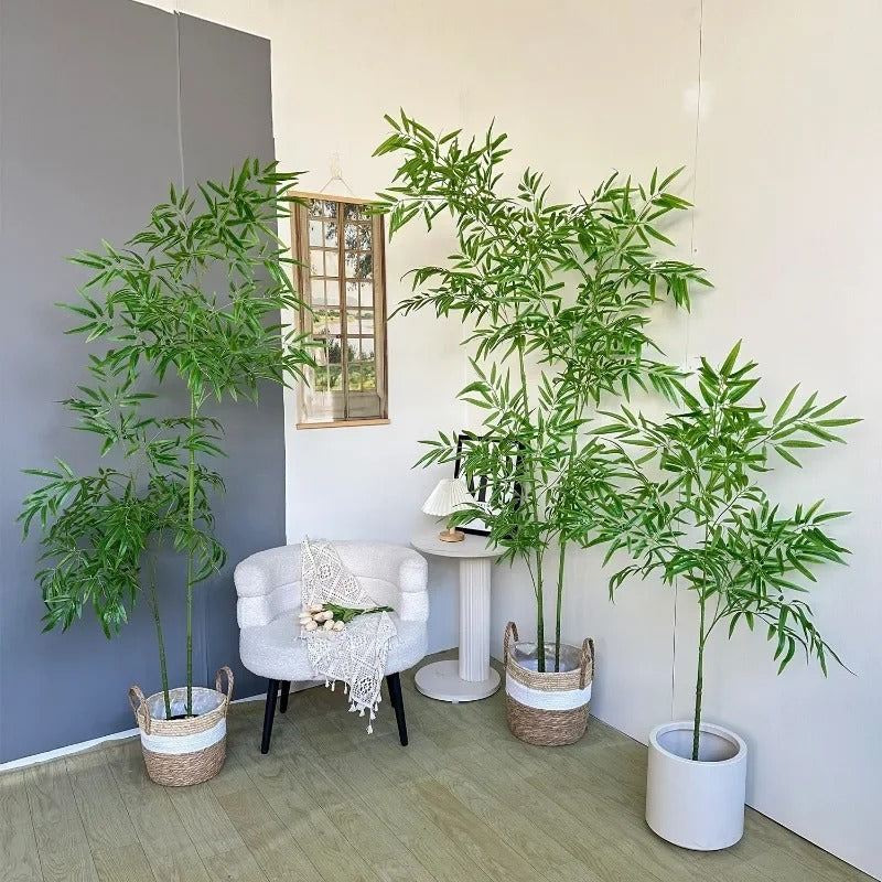 Artificial Bamboo Large Green Bamboo plant