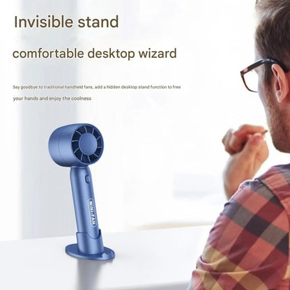 Turbo portable small fan USB charging mini portable lightweight outdoor desktop stand with long battery life