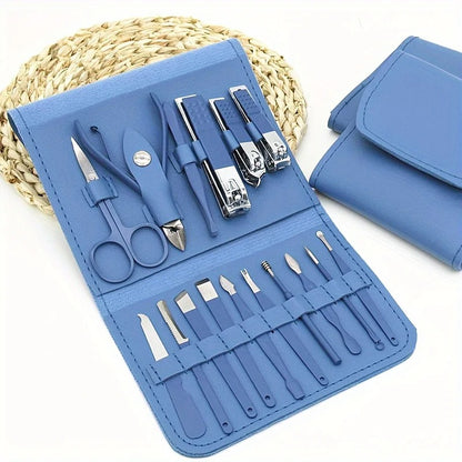16-piece nail clipper and nail care set