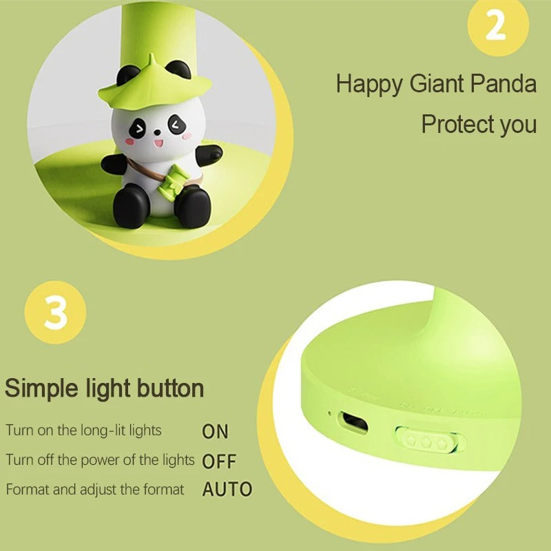 Night Light Rechargeable Panda Cloud USB Touch Sensor Anime Room Decor