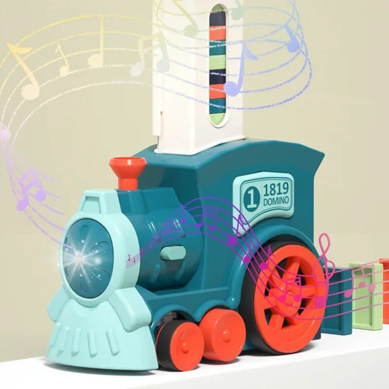 Automatic Domino Train Electric Domino Set Building Blocks Toy Educational Toy