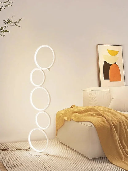 Nordic Modern LED Ring Shape floor lamp
