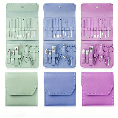 16-piece nail clipper and nail care set