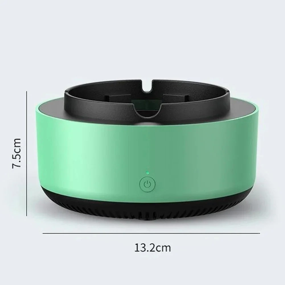 Portable smoke-free ashtray, air purifier