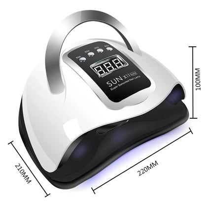 Big size nail dryer with mobile holder