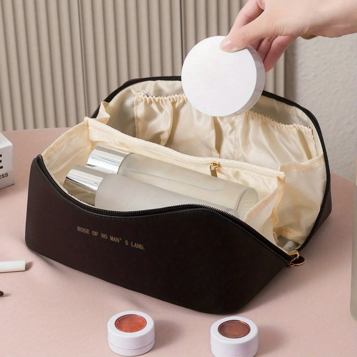Makeup organizer Women's toiletry bag Bag Makeup bag Storage bag Luxury Lady Box, makeup bag, travel organizer bag with zipper