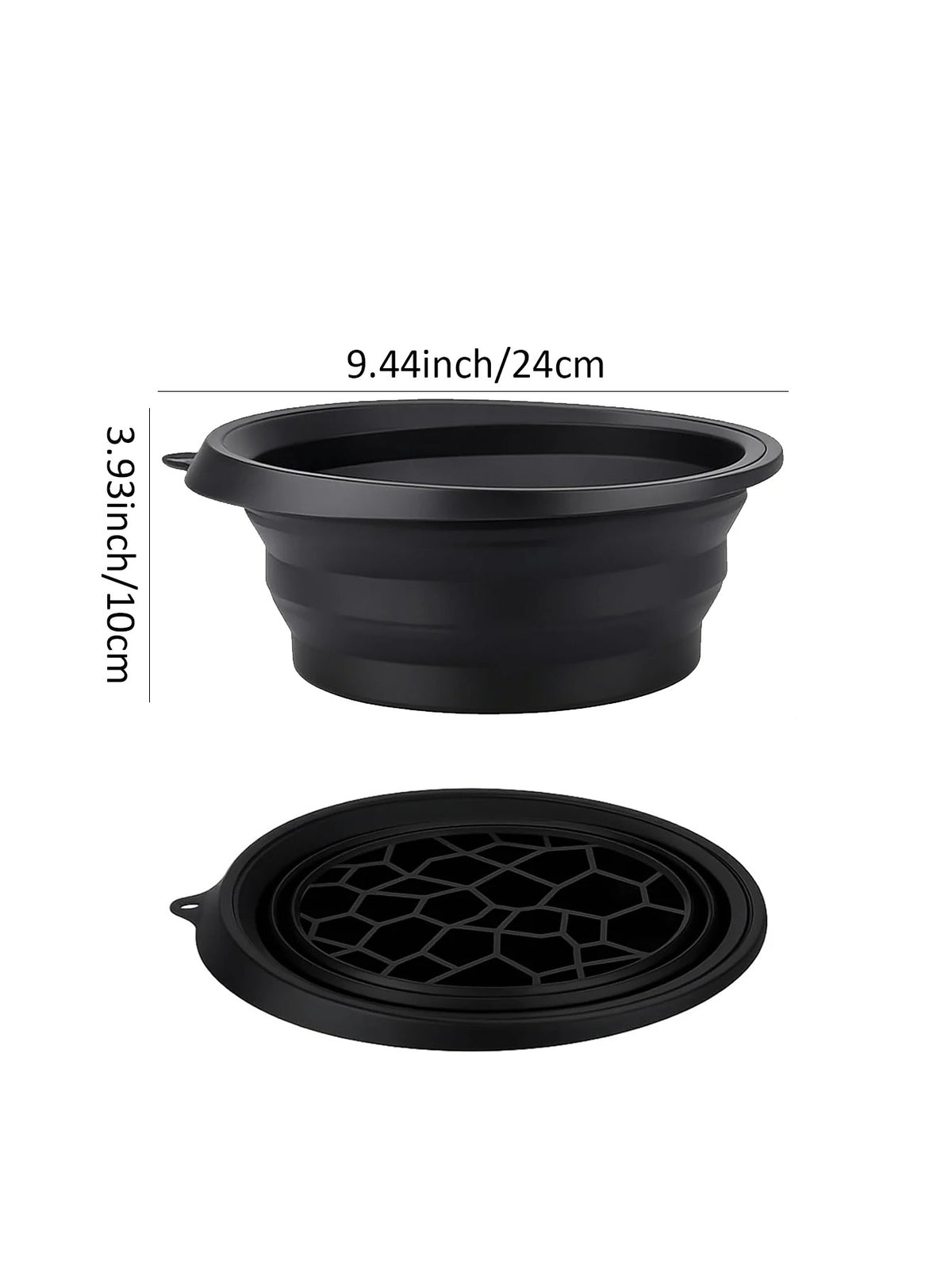 Foldable silicone ice bowl