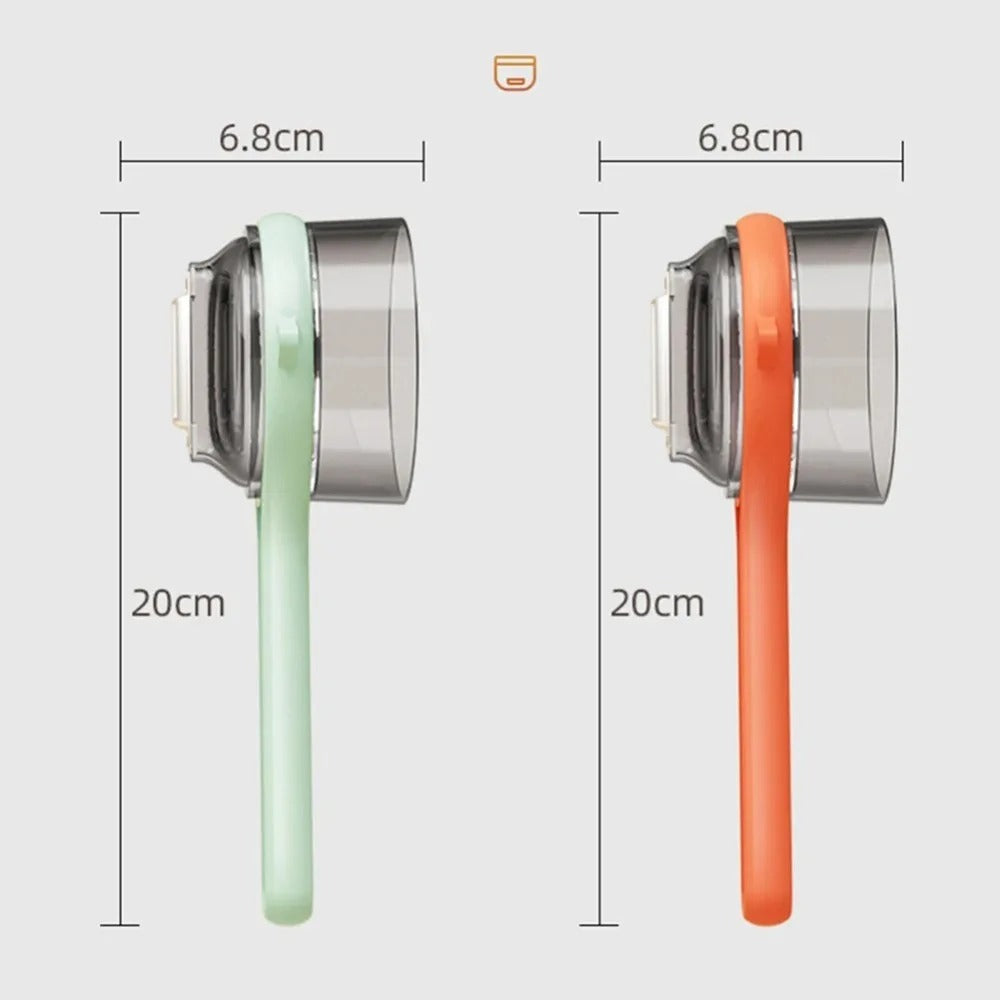 Multifunctional vegetable peeler with storage box, manual apple peeler