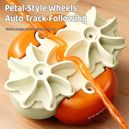 DIY Assemblable Variable Race Track Toy Car, Educational Electric Mini Car with Crystal Mud Track