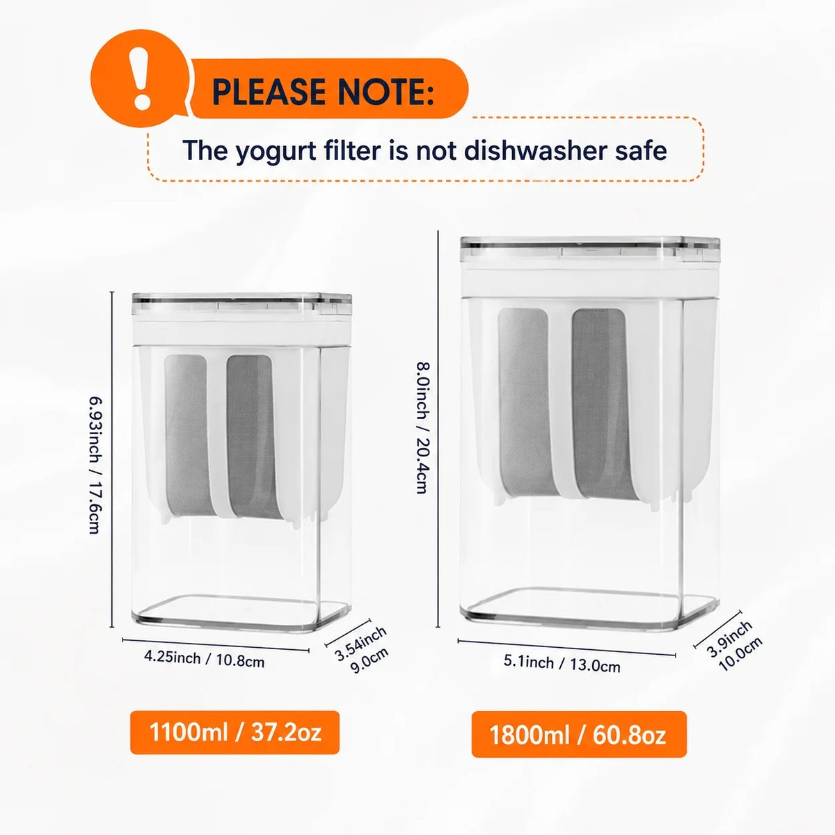 1100ML Yogurt Filter Strainer