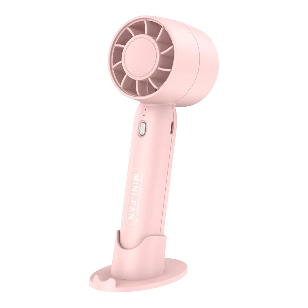 Turbo portable small fan USB charging mini portable lightweight outdoor desktop stand with long battery life