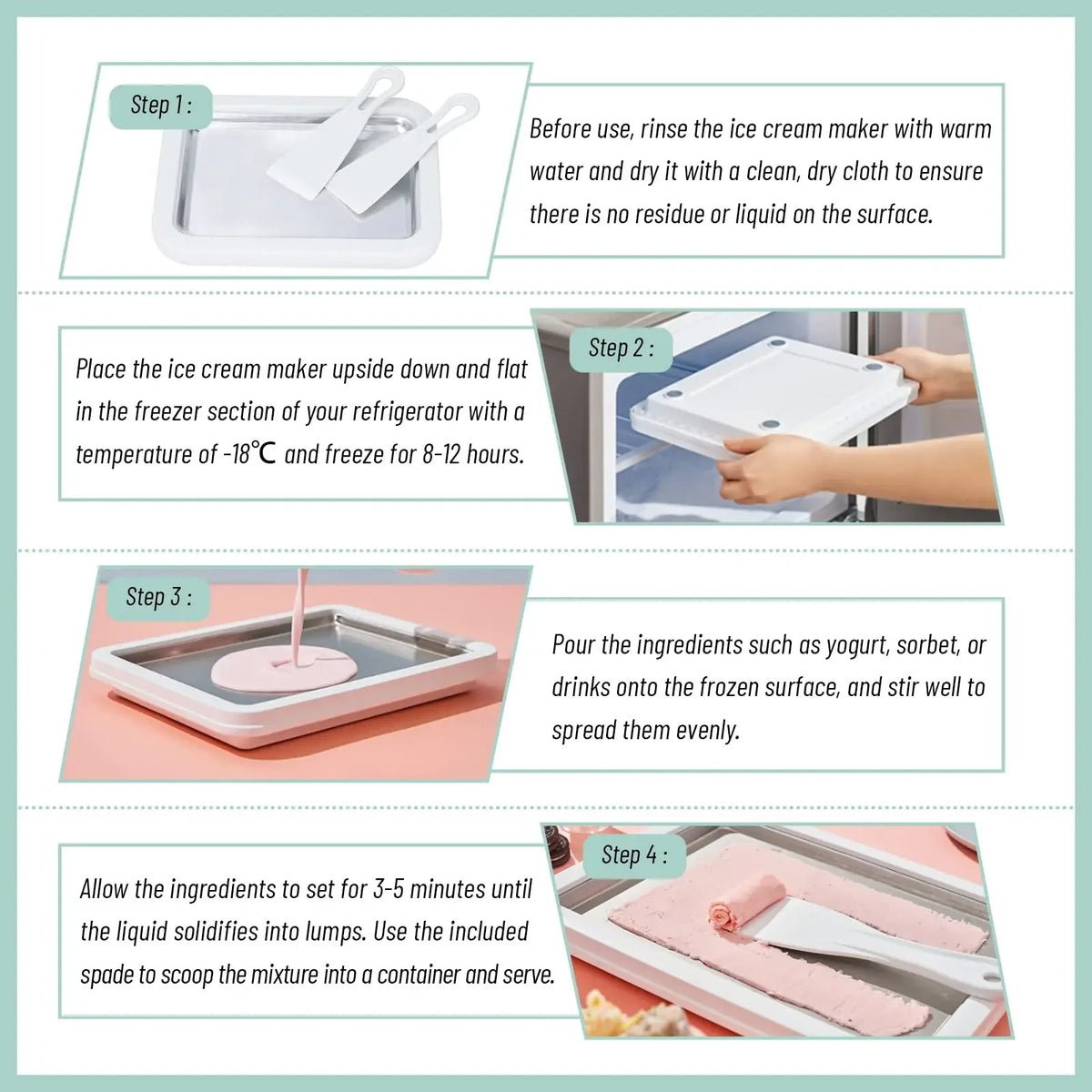 ice cream roll maker