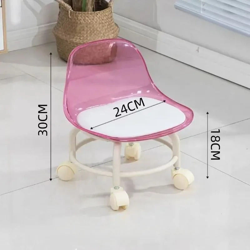 Acrylic moving stool for kids