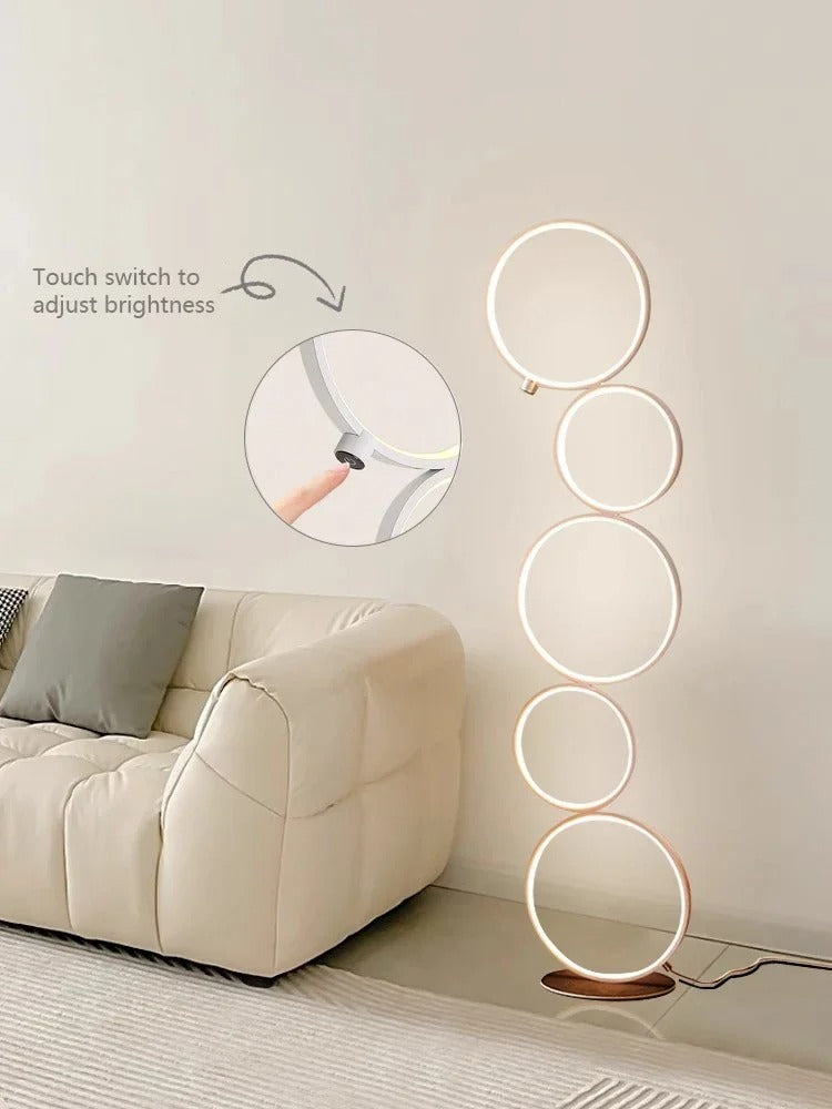 Nordic Modern LED Ring Shape floor lamp