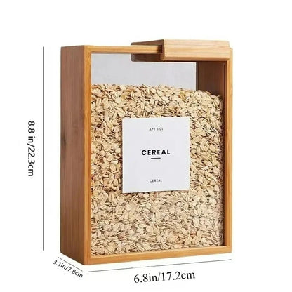 1 pc Bamboo Food Dispenser / storage for lentils