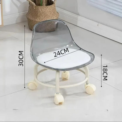 Acrylic moving stool for kids