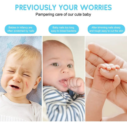 Electric anti-pinching nail grinder for newborns, baby nail cutter