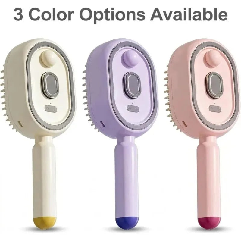 Multifunctional massage comb, electric spray air cushion scalp massager, self-cleaning essential oil hair care comb, gift for women