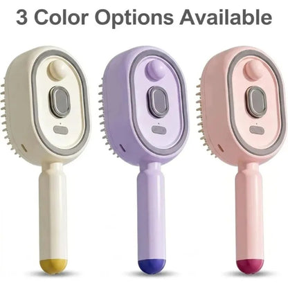Multifunctional massage comb, electric spray air cushion scalp massager, self-cleaning essential oil hair care comb, gift for women