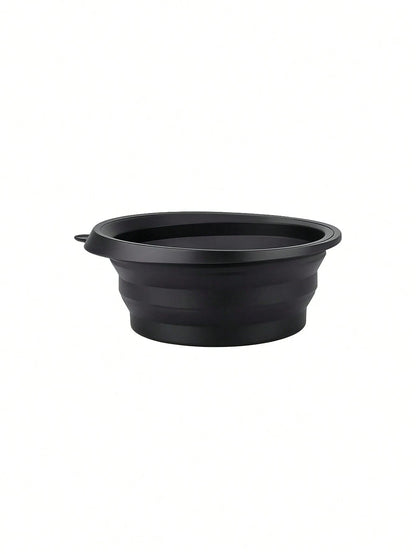 Foldable silicone ice bowl