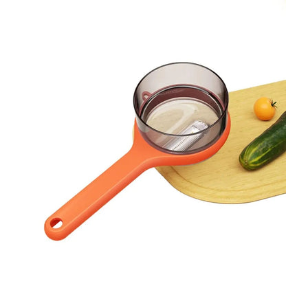 Multifunctional vegetable peeler with storage box, manual apple peeler