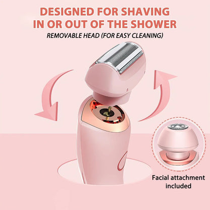 Electric shaver for women painless 2 in 1