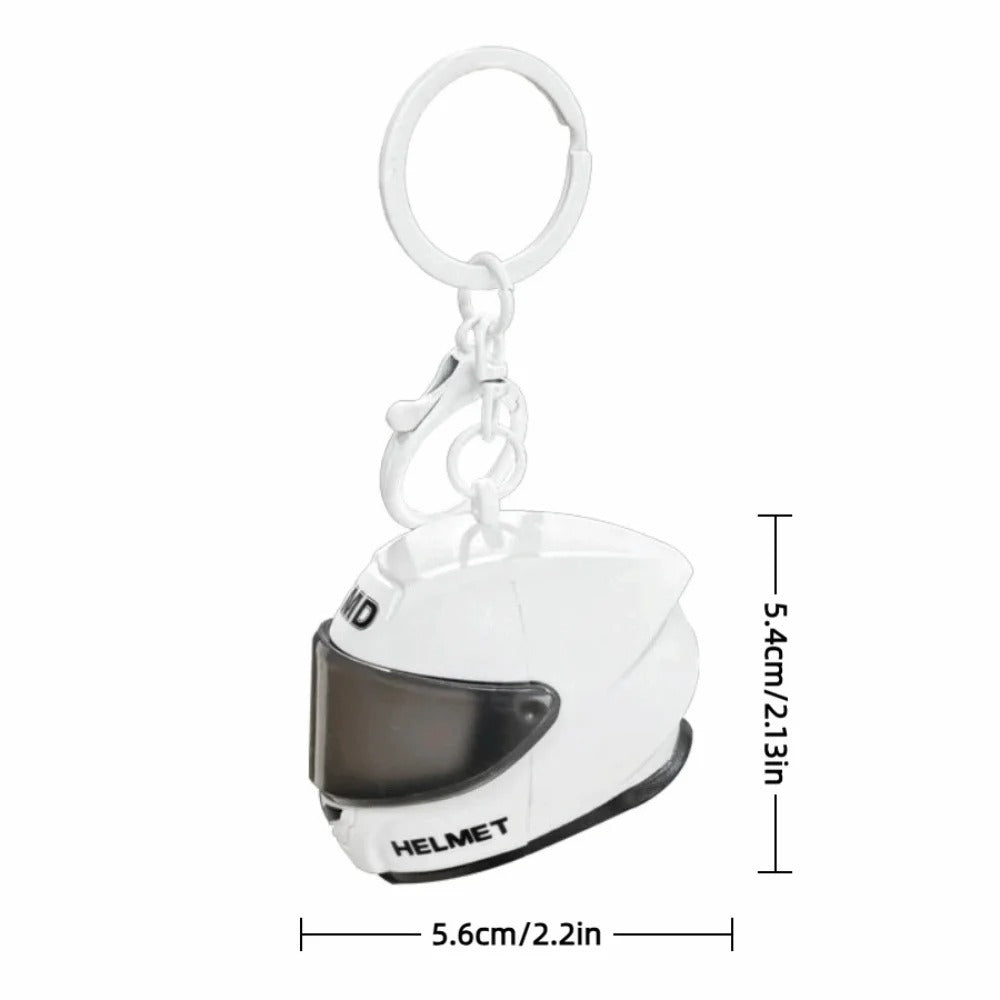 Helmet light keychain