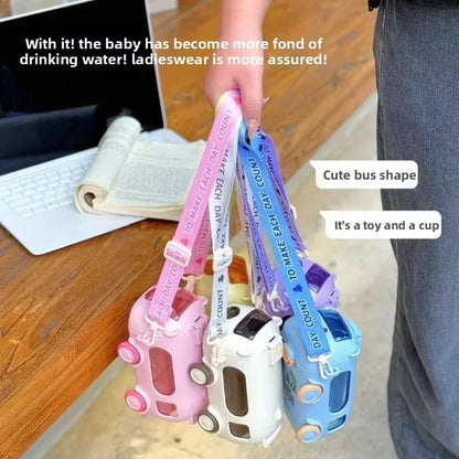 Kids Bus 🚌 Water Bottle 500ml (Random Colors)