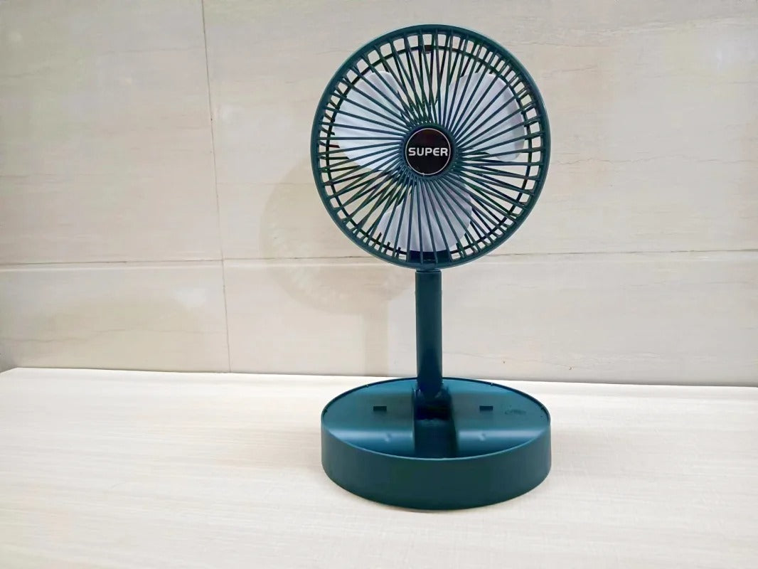 USB rechargeable mini fan Height foldable telescopic fan Electric stand fan