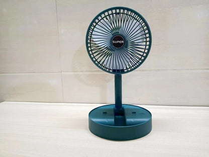 USB rechargeable mini fan Height foldable telescopic fan Electric stand fan