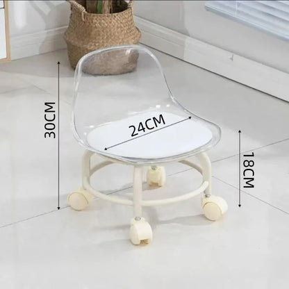 Acrylic moving stool for kids