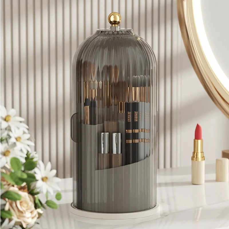 360 Rotating Makeup Brush Storage Box