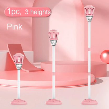 Street Lamp Electric Bubble Machine Automatic Bubble Blower with Lights