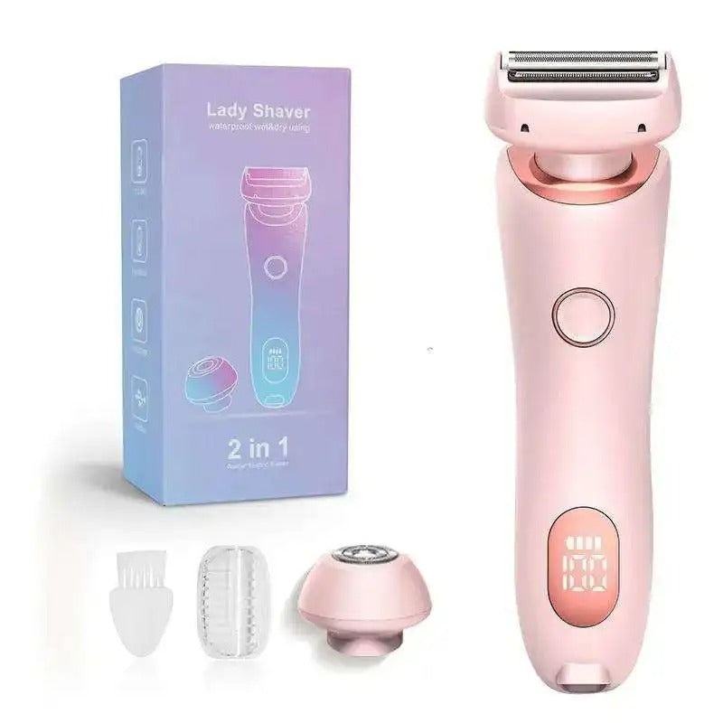 Electric shaver for women painless 2 in 1