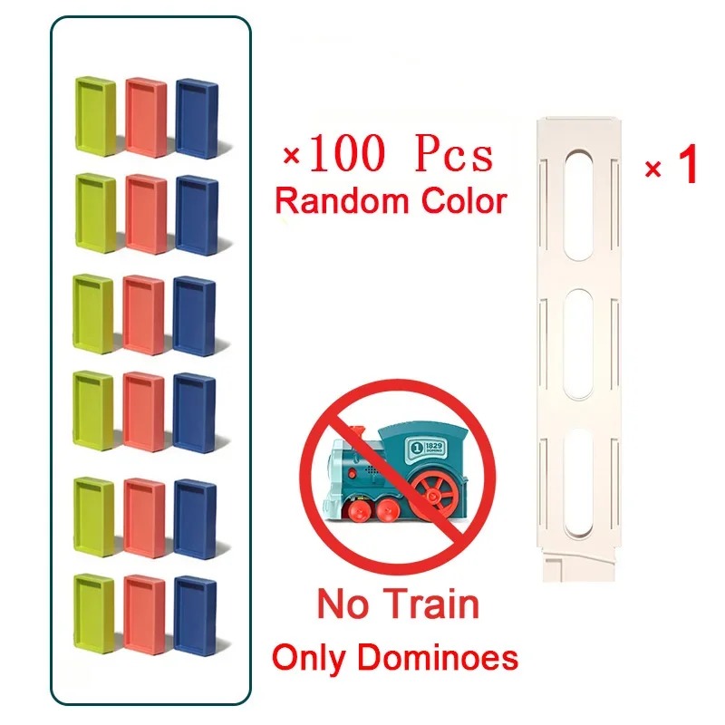 Automatic Domino Train Electric Domino Set Building Blocks Toy Educational Toy