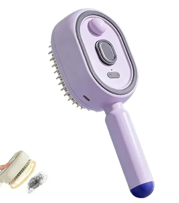 Multifunctional massage comb, electric spray air cushion scalp massager, self-cleaning essential oil hair care comb, gift for women