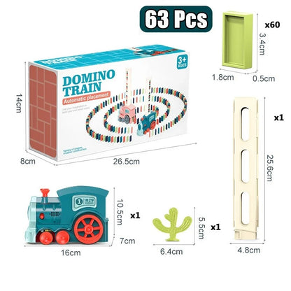 Automatic Domino Train Electric Domino Set Building Blocks Toy Educational Toy
